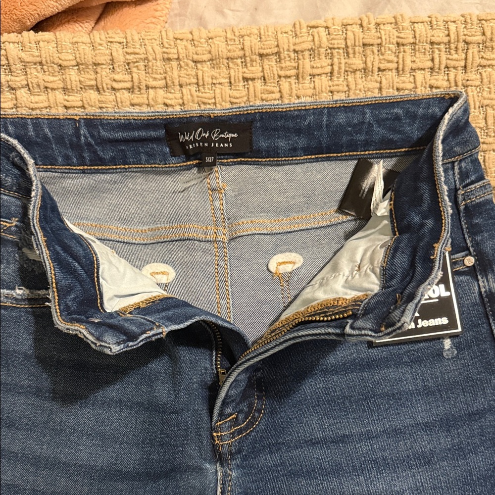 Wild Oak Women's High Rise Blue Jeans